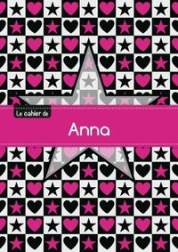 Le cahier d'Anna - Petits carreaux, 96p, A5 - Étoile et c ur