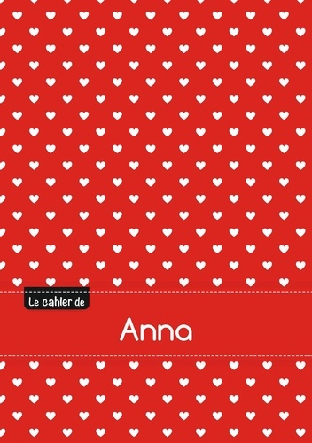  XXX - Le cahier d'Anna - Petits carreaux, 96p, A5 - Petits c urs.