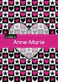 Le cahier d'Anne-Marie - Petits carreaux, 96p, A5 - C ur et étoile