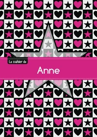 Le cahier d'Anne - Petits carreaux, 96p, A5 - Étoile et c ur