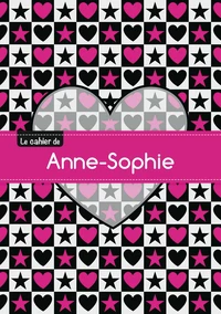 Le cahier d'Anne-Sophie - Blanc, 96p, A5 - C ur et étoile