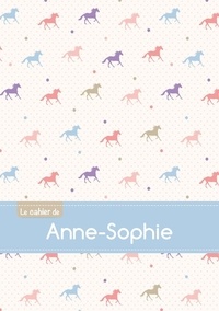  XXX - Le cahier d'Anne-Sophie - Blanc, 96p, A5 - Chevaux.