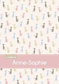  XXX - Le cahier d'Anne-Sophie - Petits carreaux, 96p, A5 - Chats.