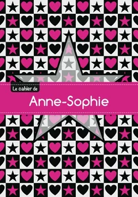 Le cahier d'Anne-Sophie - Petits carreaux, 96p, A5 - Étoile et c ur