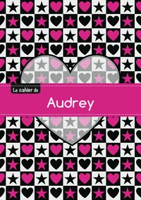 Le cahier d'Audrey - Blanc, 96p, A5 - C ur et étoile