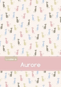  XXX - Le cahier d'Aurore - Blanc, 96p, A5 - Chats.