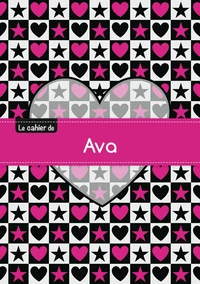 Le cahier d'Ava - Blanc, 96p, A5 - C ur et étoile