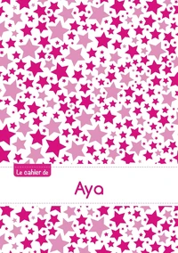 Le cahier d'Aya - Séyès, 96p, A5 - Constellation Rose