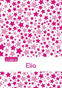 Le cahier d'Elia - Blanc, 96p, A5 - Constellation Rose