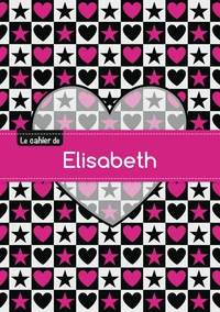 Le cahier d'Elisabeth - Blanc, 96p, A5 - C ur et étoile