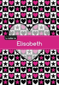 Le cahier d'Elisabeth - Petits carreaux, 96p, A5 - C ur et étoile