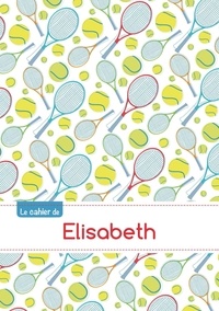  XXX - Le cahier d'Elisabeth - Séyès, 96p, A5 - Tennis.
