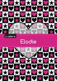 Le cahier d'Elodie - Petits carreaux, 96p, A5 - C ur et étoile