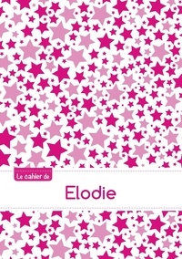  XXX - Le cahier d'Elodie - Petits carreaux, 96p, A5 - Constellation Rose.