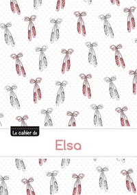  XXX - Le cahier d'Elsa - Blanc, 96p, A5 - Ballerine.