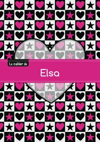 Le cahier d'Elsa - Blanc, 96p, A5 - C ur et étoile