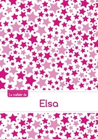  XXX - Le cahier d'Elsa - Blanc, 96p, A5 - Constellation Rose.