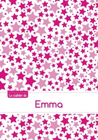 Le cahier d'Emma - Blanc, 96p, A5 - Constellation Rose