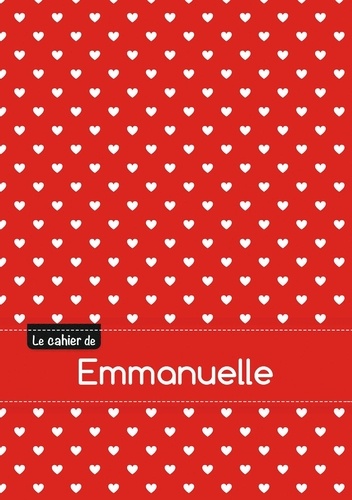 XXX - Le cahier d'Emmanuelle - Petits carreaux, 96p, A5 - Petits c urs.