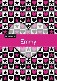 Le cahier d'Emmy - Petits carreaux, 96p, A5 - C ur et étoile