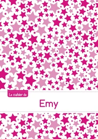 Le cahier d'Emy - Blanc, 96p, A5 - Constellation Rose
