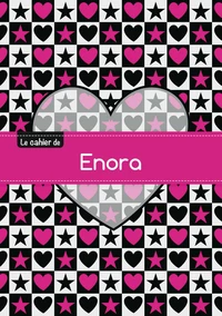 Le cahier d'Enora - Blanc, 96p, A5 - C ur et étoile