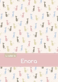  XXX - Le cahier d'Enora - Blanc, 96p, A5 - Chats.
