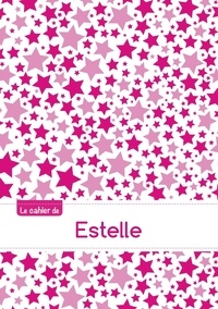  XXX - Le cahier d'Estelle - Petits carreaux, 96p, A5 - Constellation Rose.