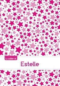 Le cahier d'Estelle - Petits carreaux, 96p, A5 - Constellation Rose