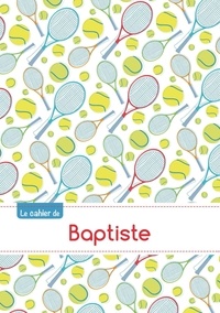  XXX - Le cahier de Baptiste - Blanc, 96p, A5 - Tennis.