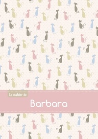  XXX - Le cahier de Barbara - Blanc, 96p, A5 - Chats.