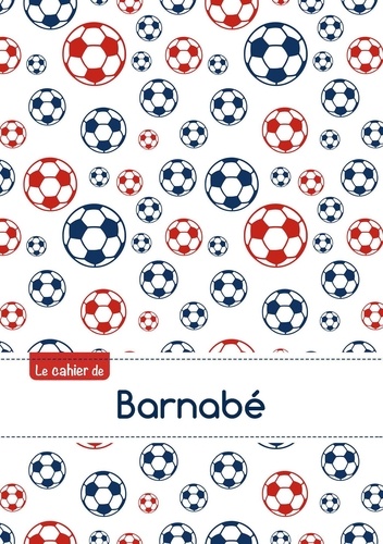  XXX - Le cahier de Barnabé - Petits carreaux, 96p, A5 - Football Paris.
