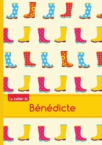  XXX - Le cahier de Bénédicte - Petits carreaux, 96p, A5 - Bottes de pluie.