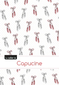 Le cahier de Capucine - Blanc, 96p, A5 - Ballerine
