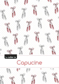 Le cahier de Capucine - Petits carreaux, 96p, A5 - Ballerine