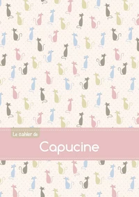 Le cahier de Capucine - Séyès, 96p, A5 - Chats
