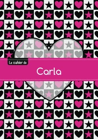 Le cahier de Carla - Blanc, 96p, A5 - C ur et étoile