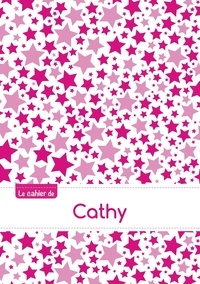  XXX - Le cahier de Cathy - Petits carreaux, 96p, A5 - Constellation Rose.