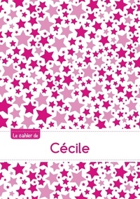  XXX - Le cahier de Cécile - Blanc, 96p, A5 - Constellation Rose.