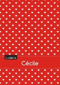  XXX - Le cahier de Cécile - Petits carreaux, 96p, A5 - Petits c urs.