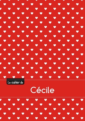  XXX - Le cahier de Cécile - Petits carreaux, 96p, A5 - Petits c urs.