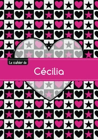 Le cahier de Cécilia - Blanc, 96p, A5 - C ur et étoile