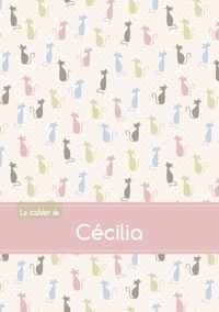 XXX - Le cahier de Cécilia - Blanc, 96p, A5 - Chats.