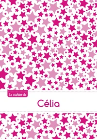 Le cahier de Célia - Blanc, 96p, A5 - Constellation Rose