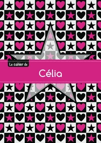 Le cahier de Célia - Petits carreaux, 96p, A5 - Étoile et c ur