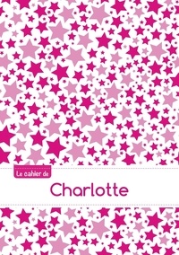  XXX - Le cahier de Charlotte - Petits carreaux, 96p, A5 - Constellation Rose.