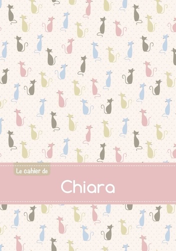  XXX - Le cahier de Chiara - Blanc, 96p, A5 - Chats.