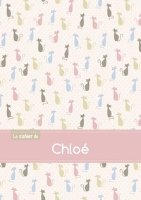  XXX - Le cahier de Chloé - Blanc, 96p, A5 - Chats.