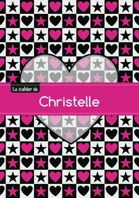 Le cahier de Christelle - Petits carreaux, 96p, A5 - C ur et étoile
