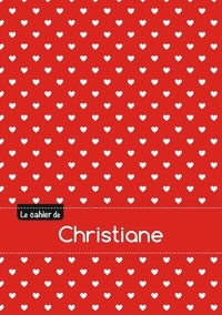  XXX - Le cahier de Christiane - Petits carreaux, 96p, A5 - Petits c urs.